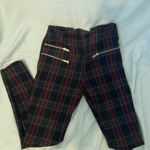plaid trousers